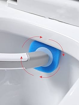 Toilet Brush with 36pcs Disposable Replacement Brushes