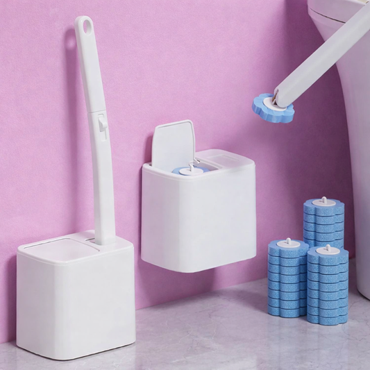 Toilet Brush with 36pcs Disposable Replacement Brushes